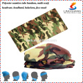 100% poliéster Bandana Promocional Mais Popular Popular Costume Bandana bandana multifunções headwear bandana